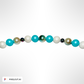 "Teal Ombre" Beaded Dog Collar